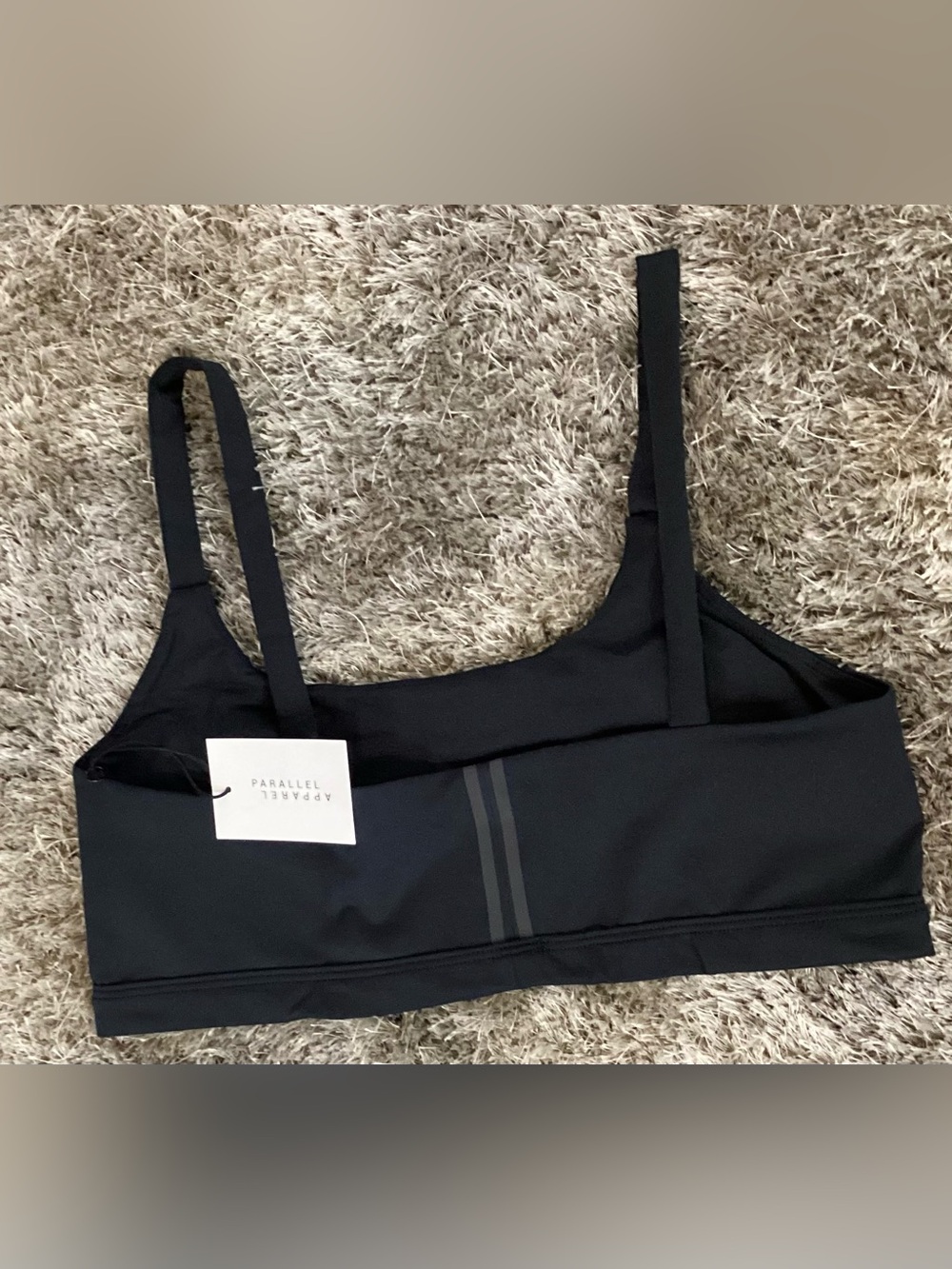 Raven Black Seamless Cropped Sports Bralette 🫆
